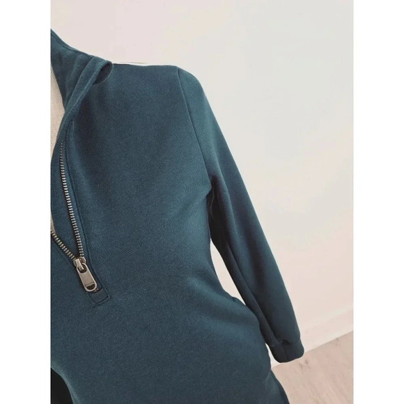 Athleta Crosstown Track Half Zip Long Sleeves Above Knee Athletic Dress XXS 00 - Picture 3 of 14